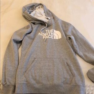 North face gray hoodie